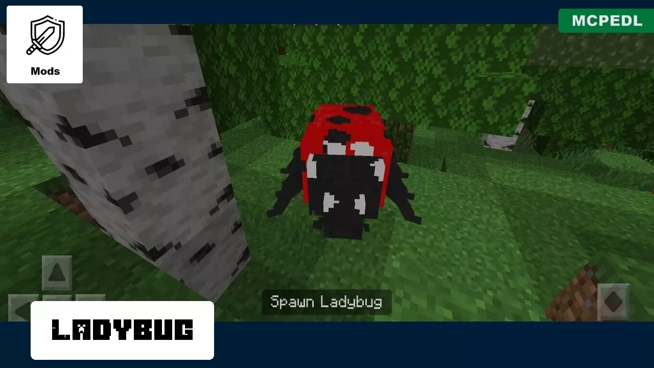 Ladybug from Bugs Mod for Minecraft PE