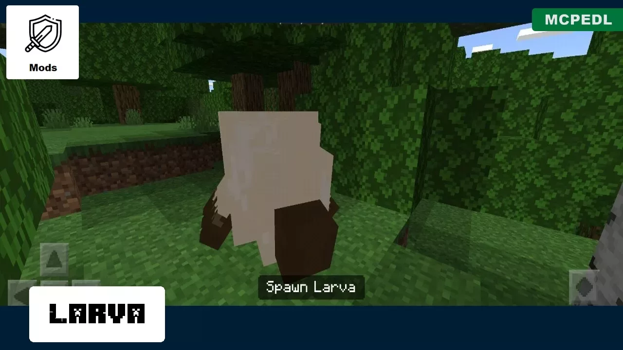 Larva from Bugs Mod for Minecraft PE