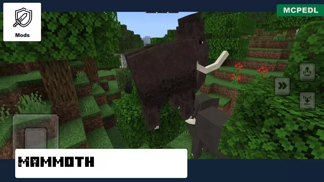 Mammoth from Elephant Mod for Minecraft PE