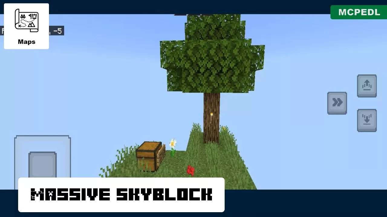 Massive from Skyblock Islands Map for Minecraft PE