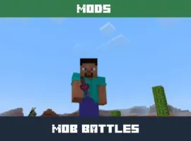 Mob Battles Popularmmos Mod for Minecraft PE