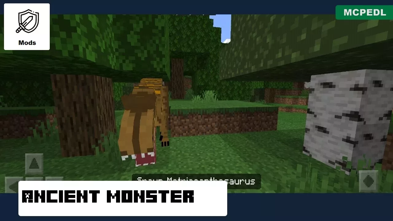 Monster from T Rex Mod for Minecraft PE