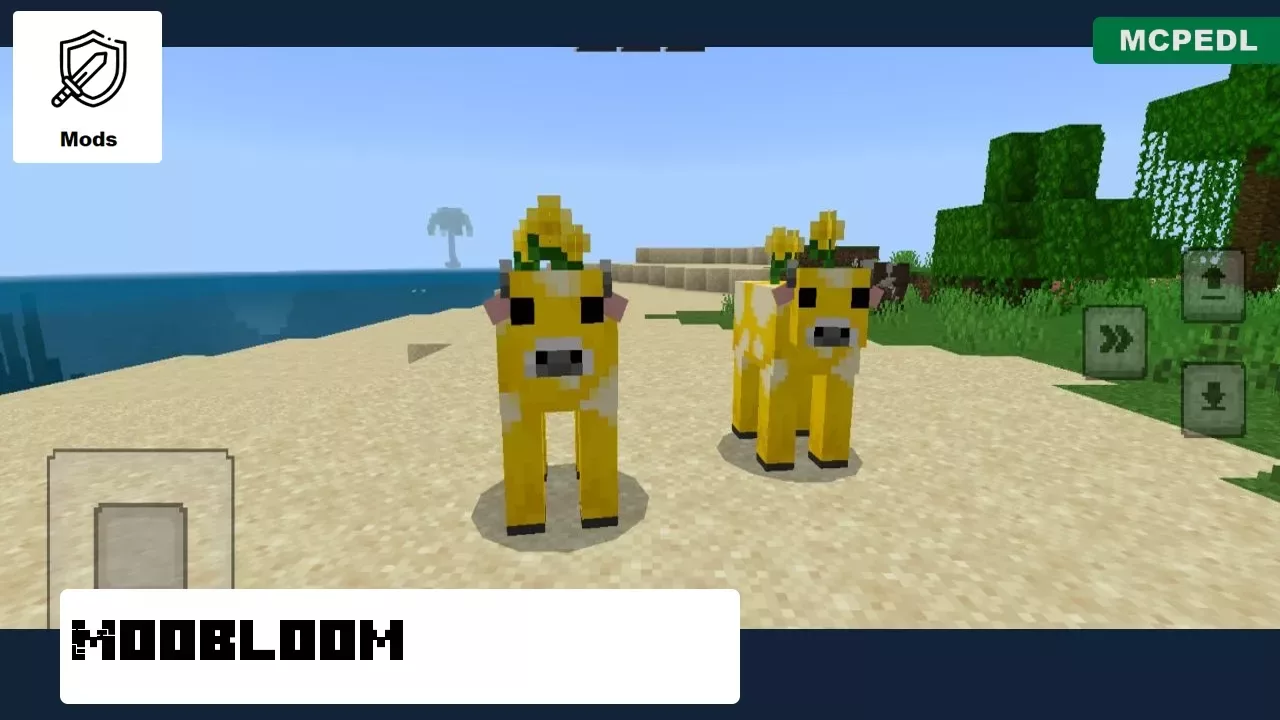 Moobloom from Passive Mobs Mod for Minecraft PE