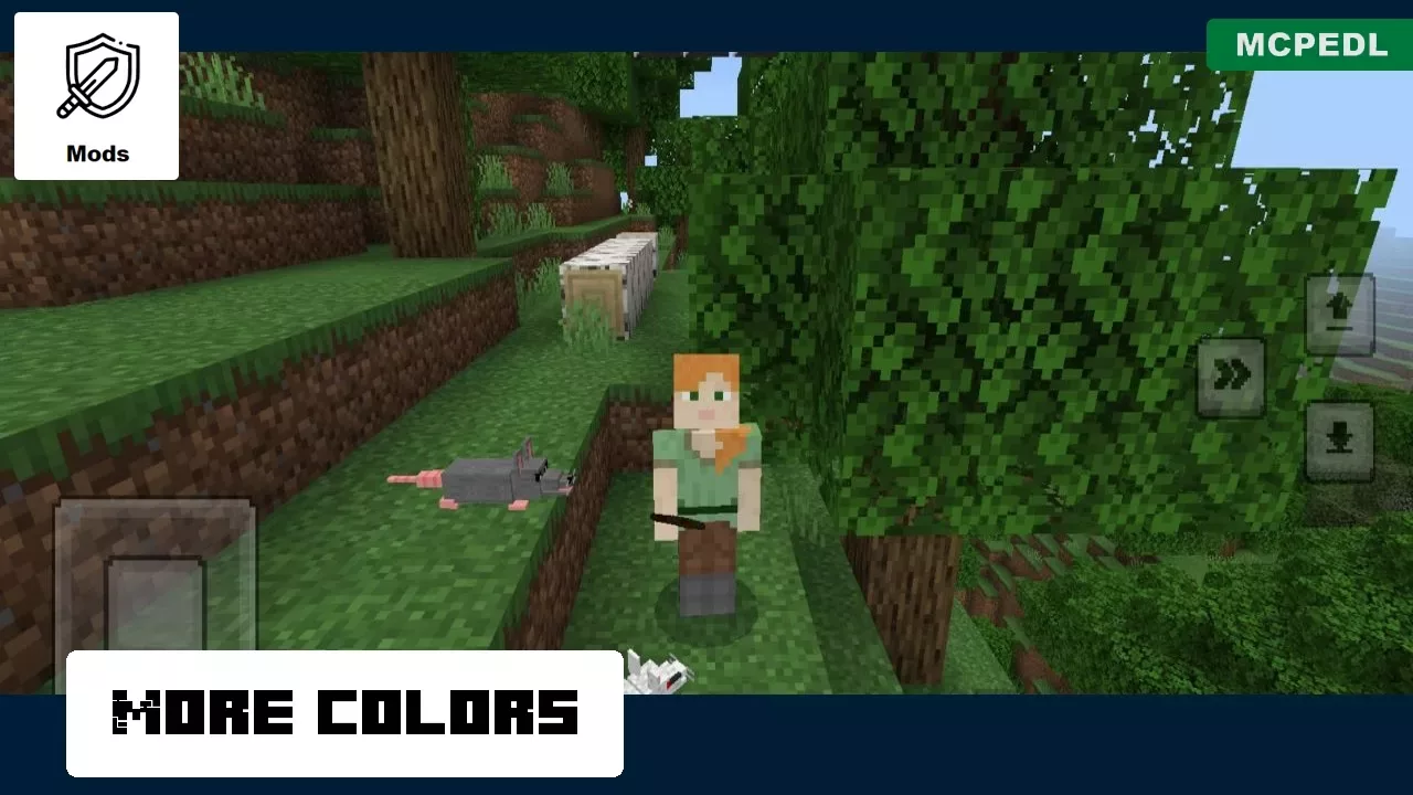 More Colors from Mouse Mod for Minecraft PE