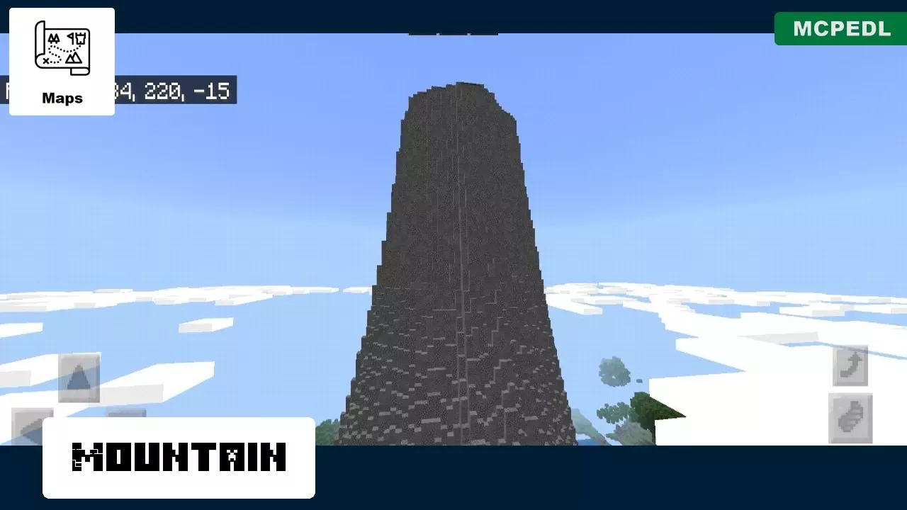 Mountain from Flying Islands Map for Minecraft PE