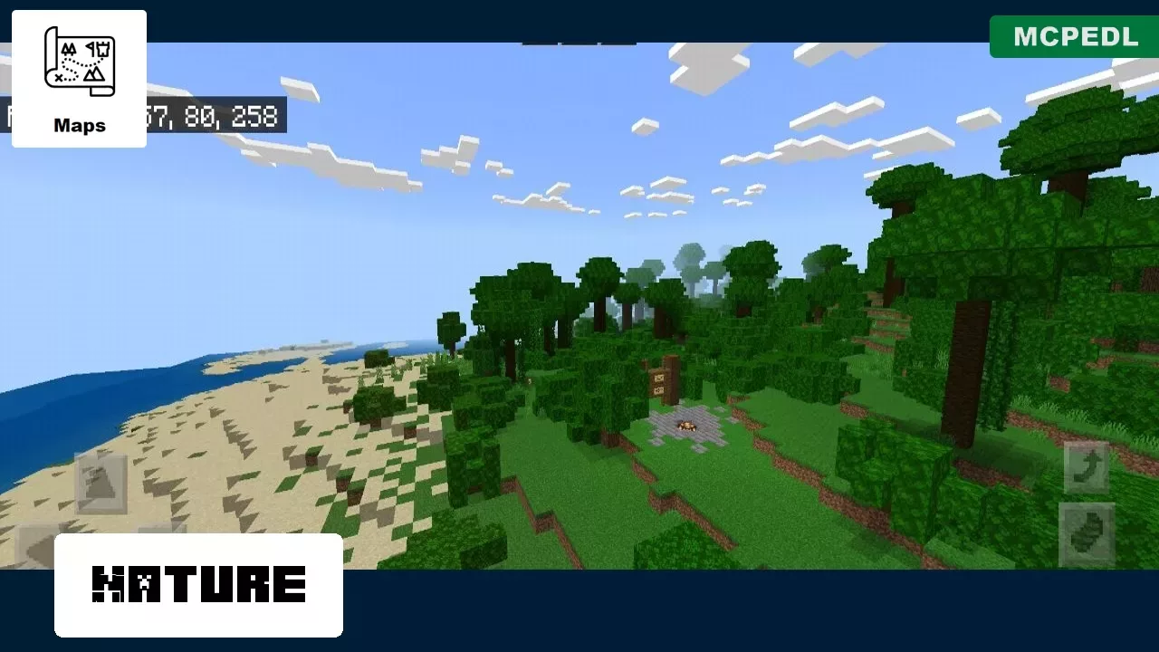 Nature from 5 Islands Survival Map for Minecraft PE