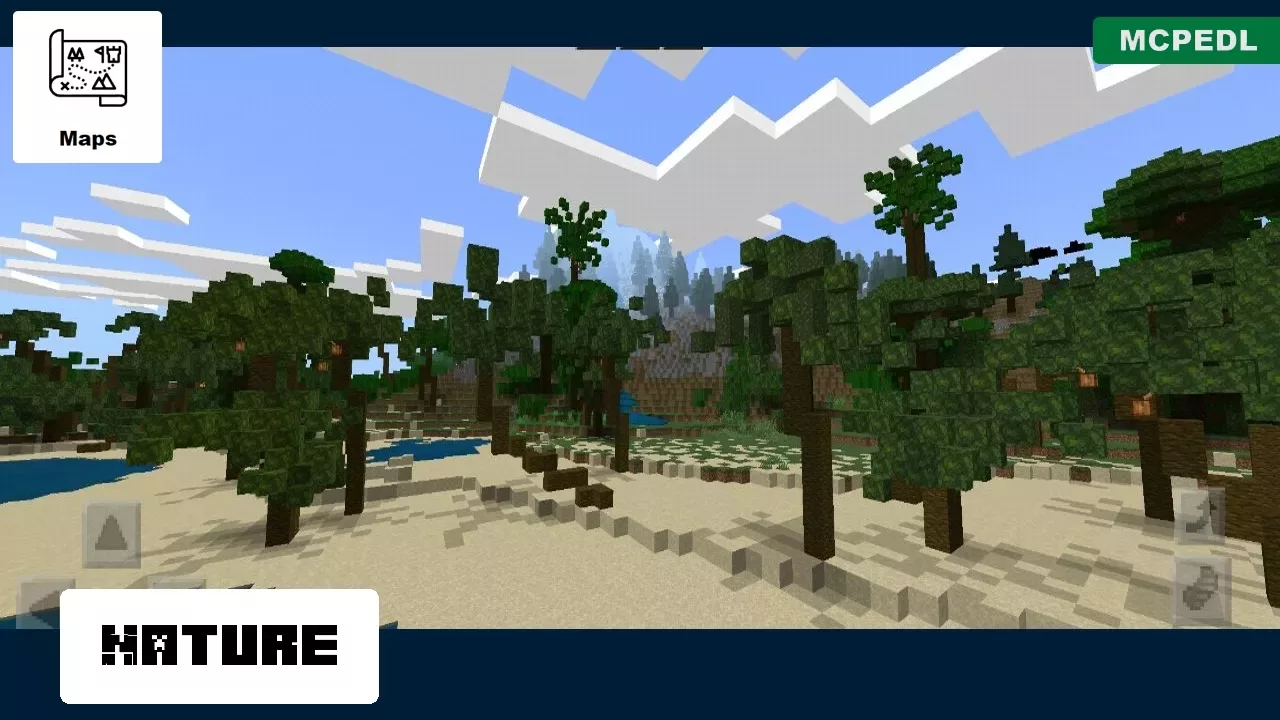 Nature from Ocean Island Map for Minecraft PE