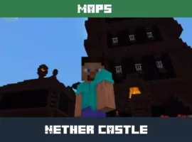 Nether Castle Map for Minecraft PE