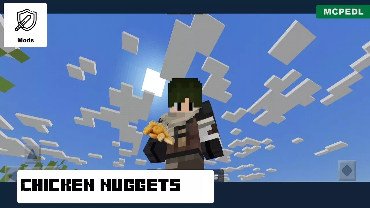 Chicken Nuggets from McDonalds Food Mod for Minecraft PE