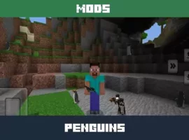 Penguins Mod for Minecraft PE