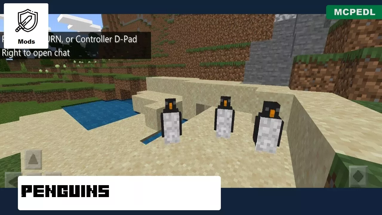 Penguins from Zoo Mod for Minecraft PE