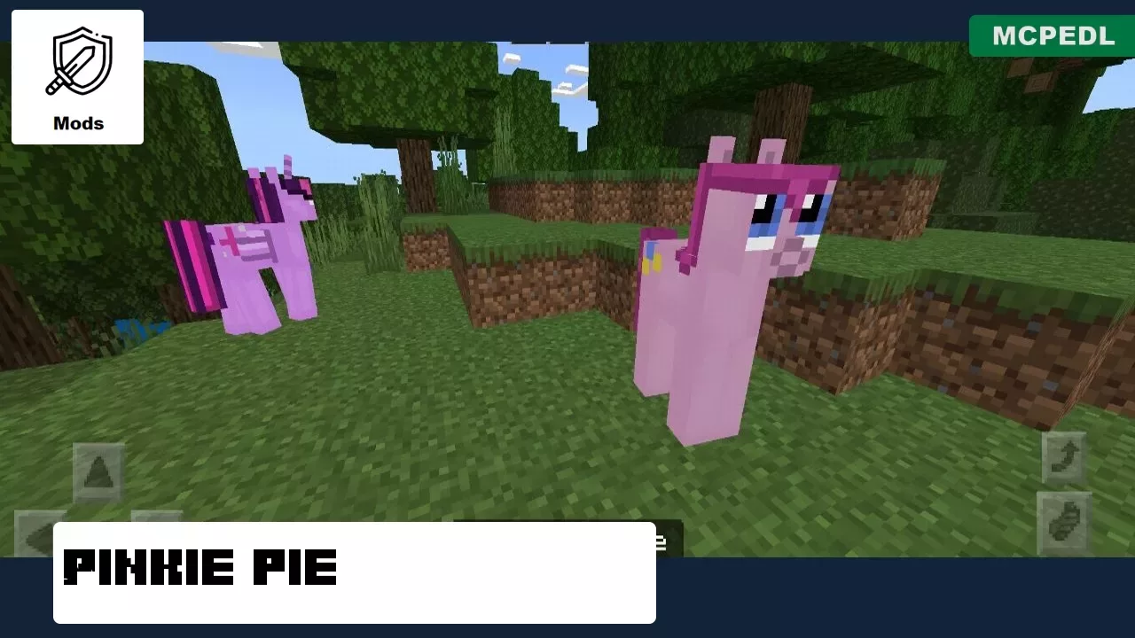 Pinkie Pie from My Little Pony Mod for Minecraft PE