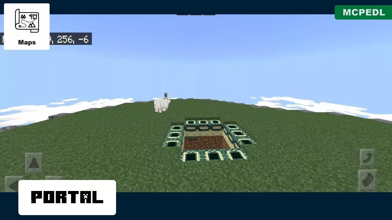 Portal from Flying Islands Map for Minecraft PE