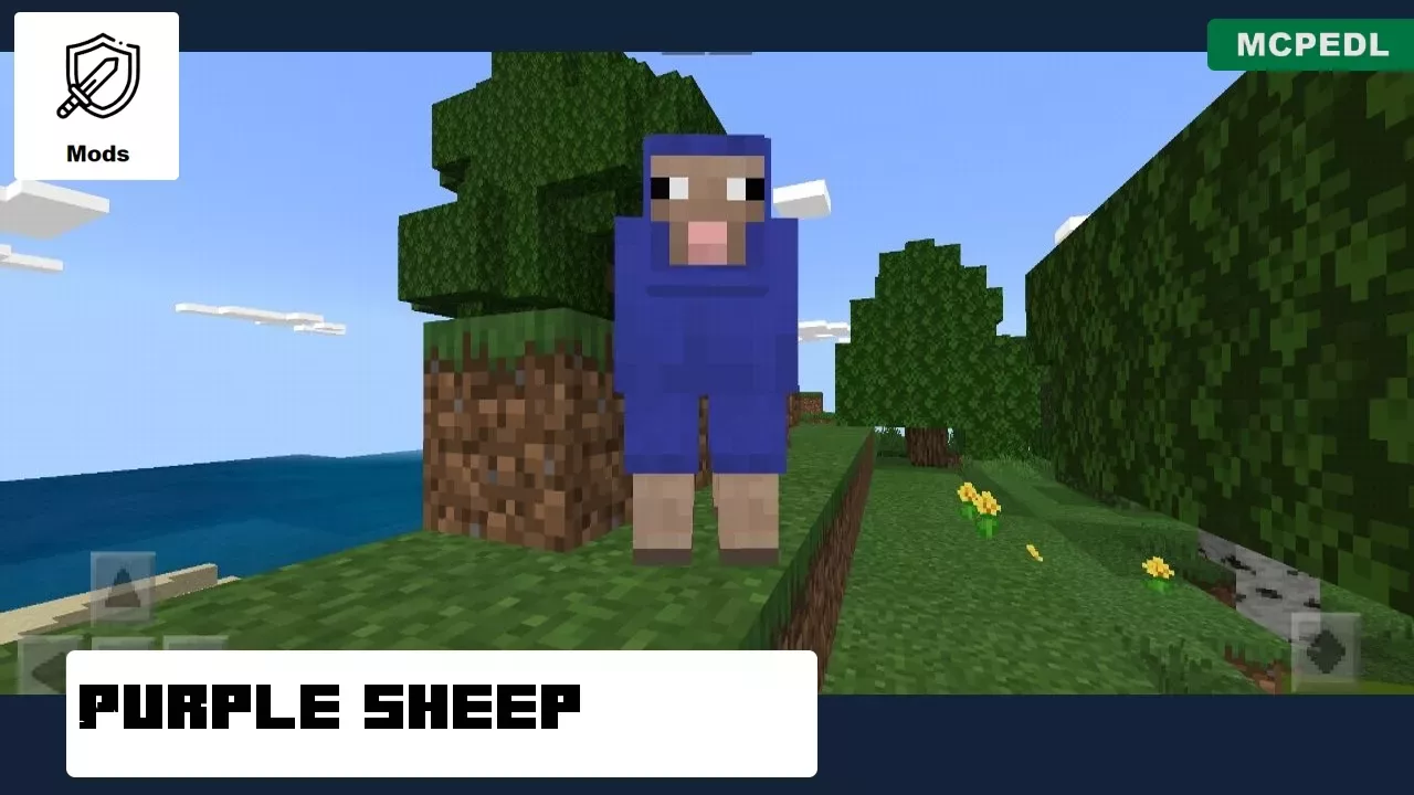 Purple from Sheep Mod for Minecraft PE