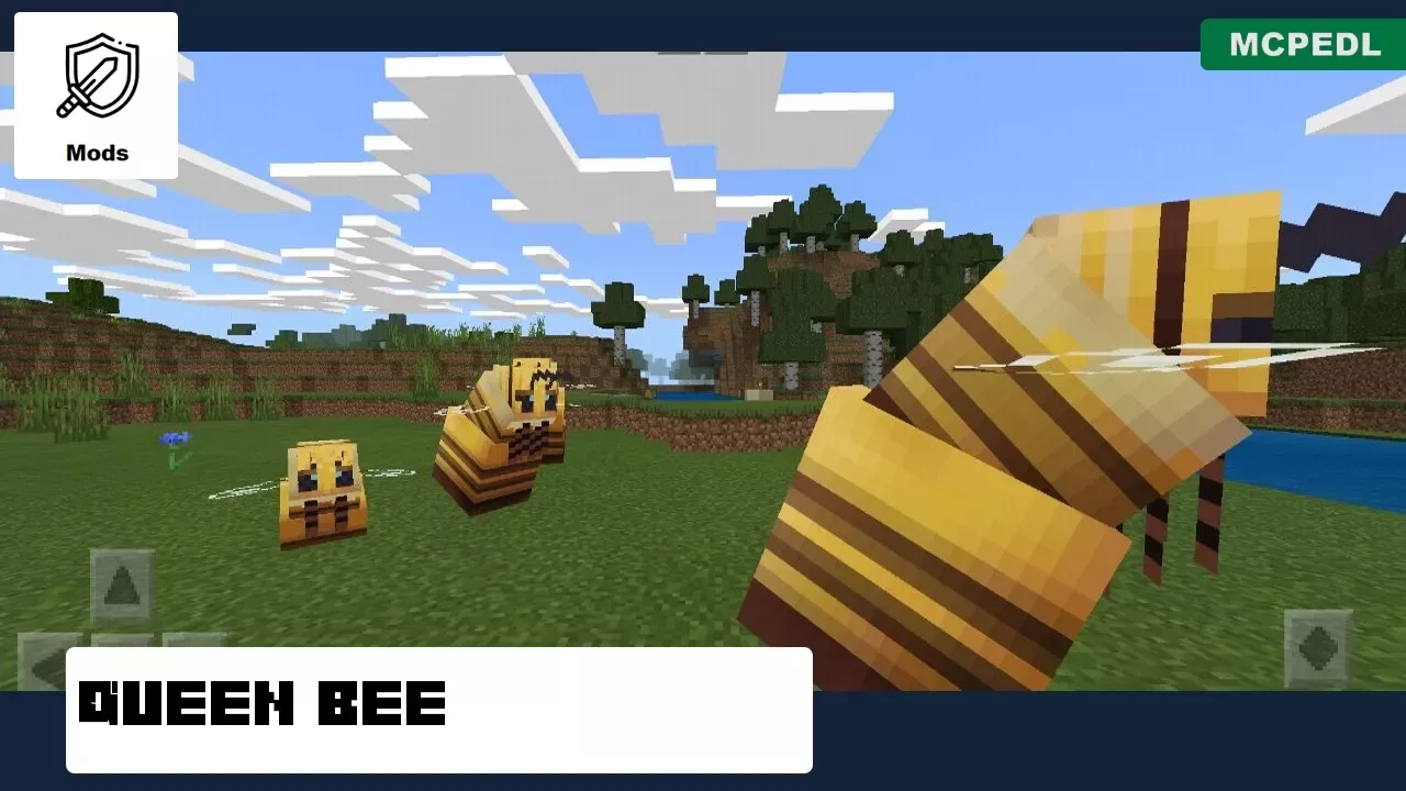 Queen Bee from Bee Mod for Minecraft PE