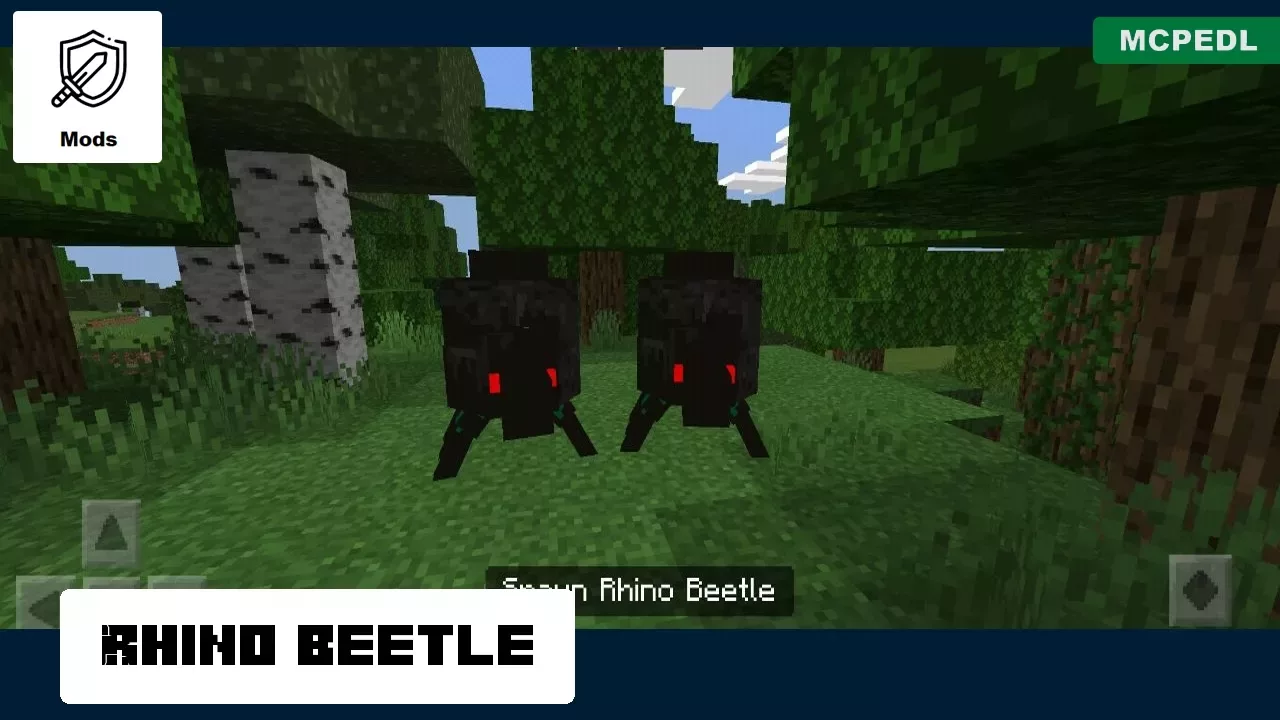 Rhino Beetle from Bugs Mod for Minecraft PE