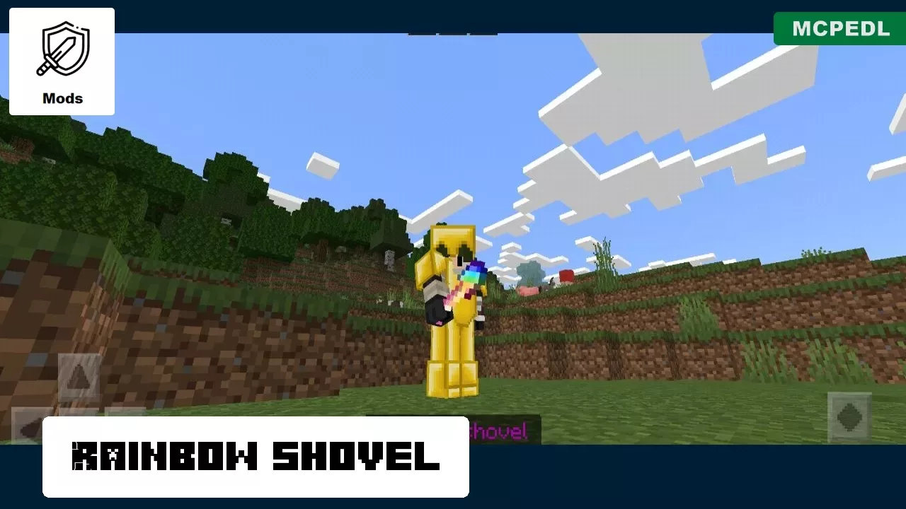 Shovel from Rainbow Mod for Minecraft PE