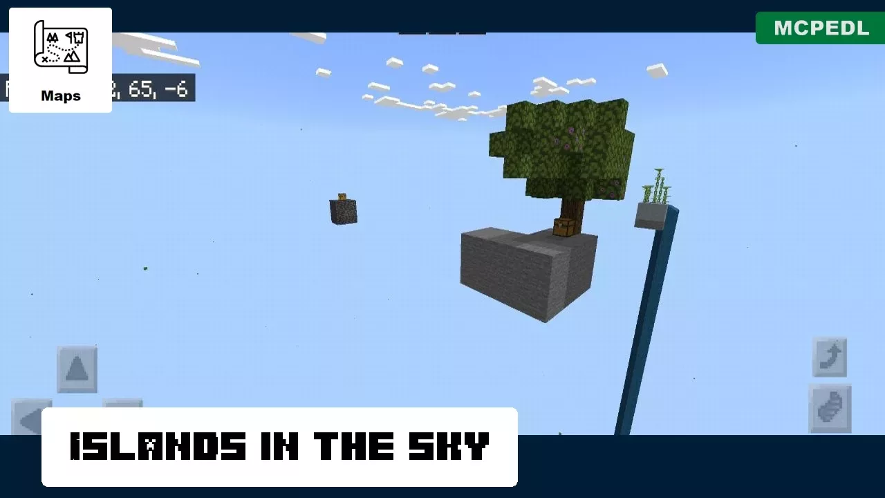Sky from 5 Islands Survival Map for Minecraft PE