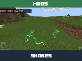 Snakes Mod for Minecraft PE