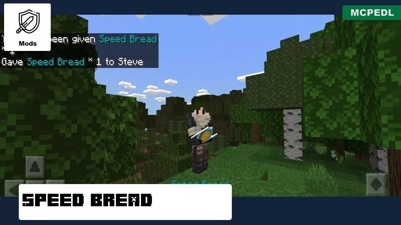 Speed Bread from Bread Mod for Minecraft PE