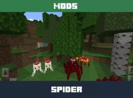 Spider Mod for Minecraft PE