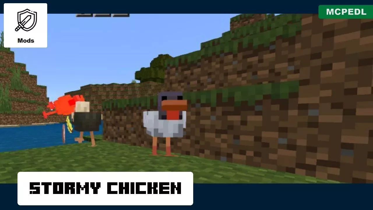 Stormy Chicken from Chicken Mod for Minecraft PE