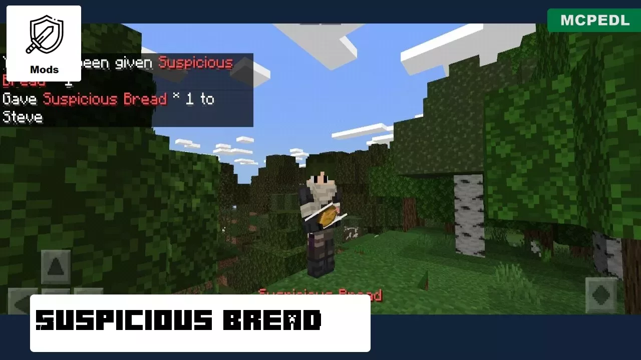 Suspicious Bread from Bread Mod for Minecraft PE