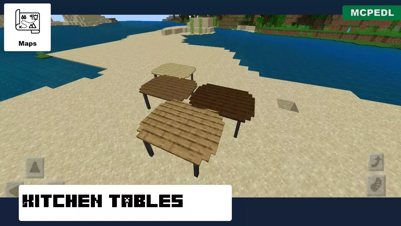 Tables from Kitchen Mod for Minecraft PE
