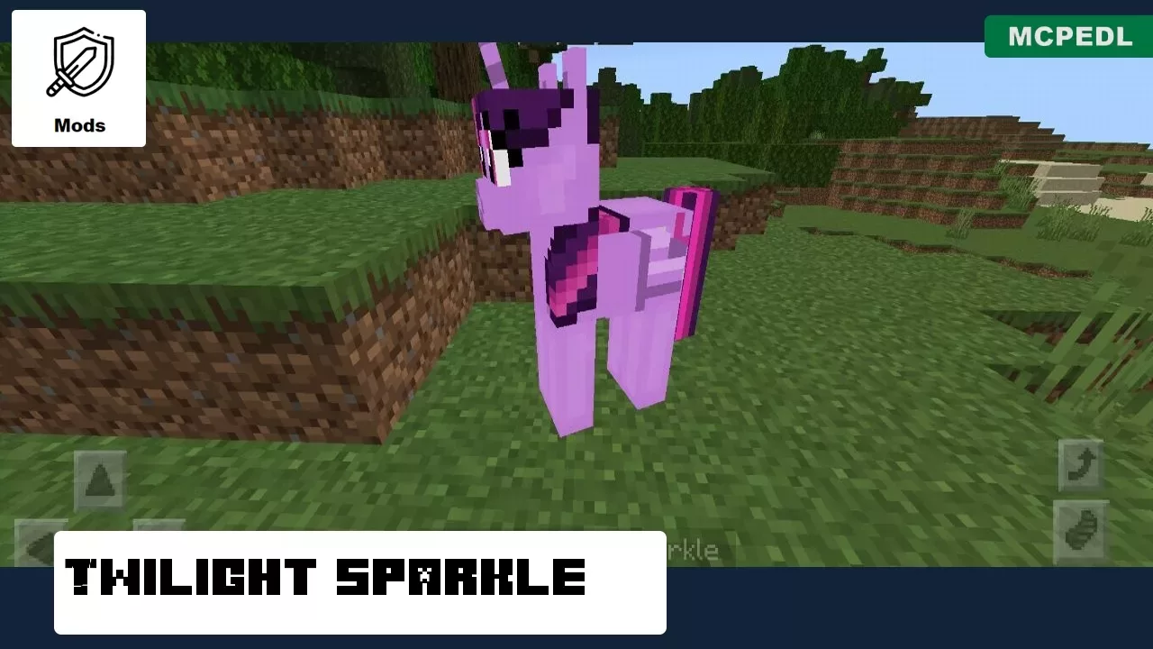 Twilight Sparkle from My Little Pony Mod for Minecraft PE