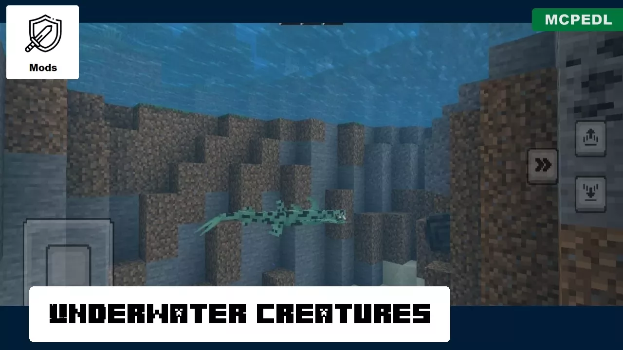 Underwater Creatures from Octopus Mod for Minecraft PE