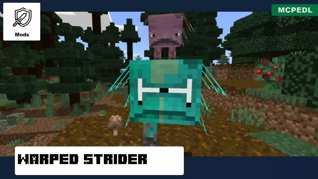 Warped from Depth Strider Mod for Minecraft PE