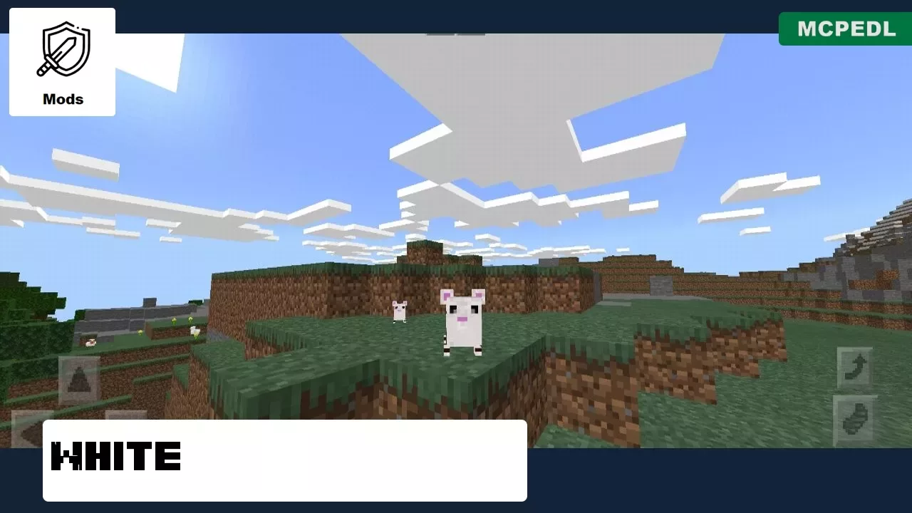 White from Hamster Mod for Minecraft PE