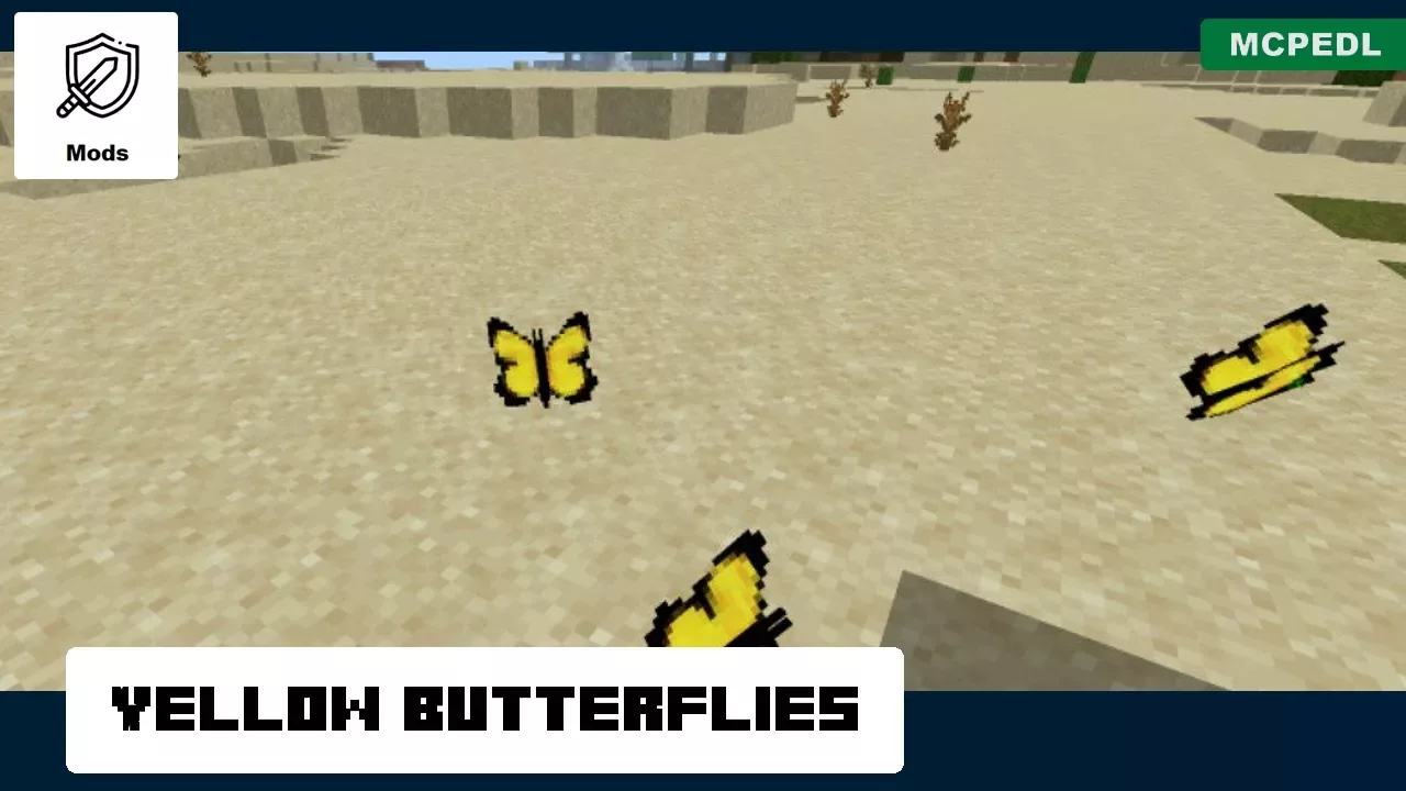 Yellow from Butterflies Mod for Minecraft PE