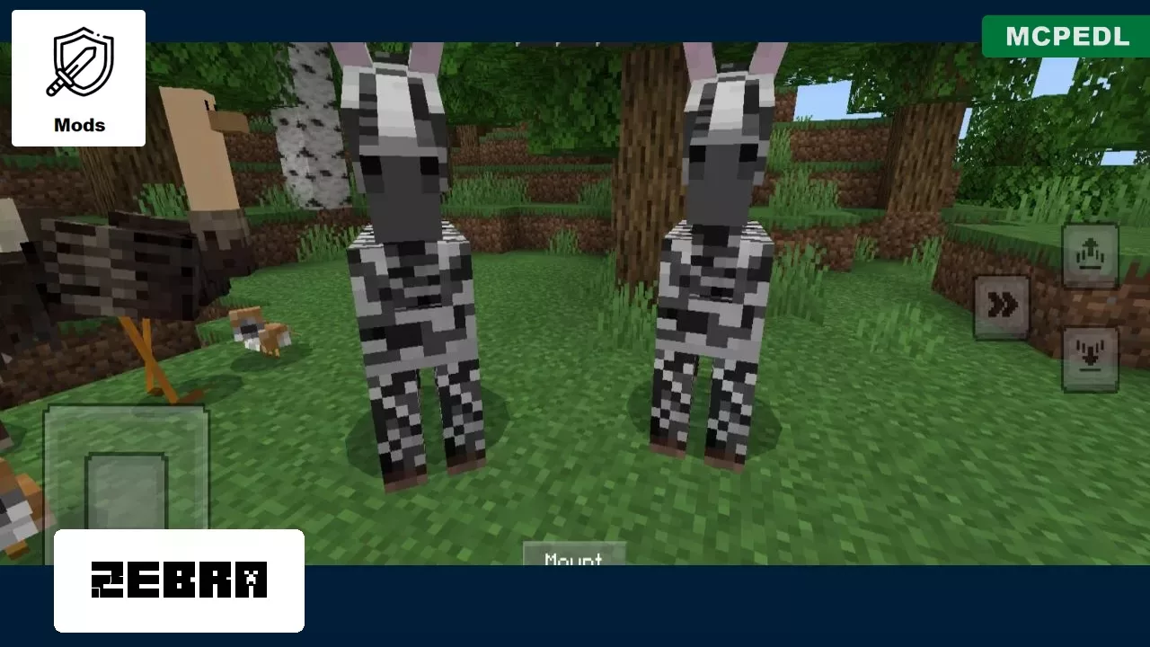 Zebra from Goose Mod for Minecraft PE