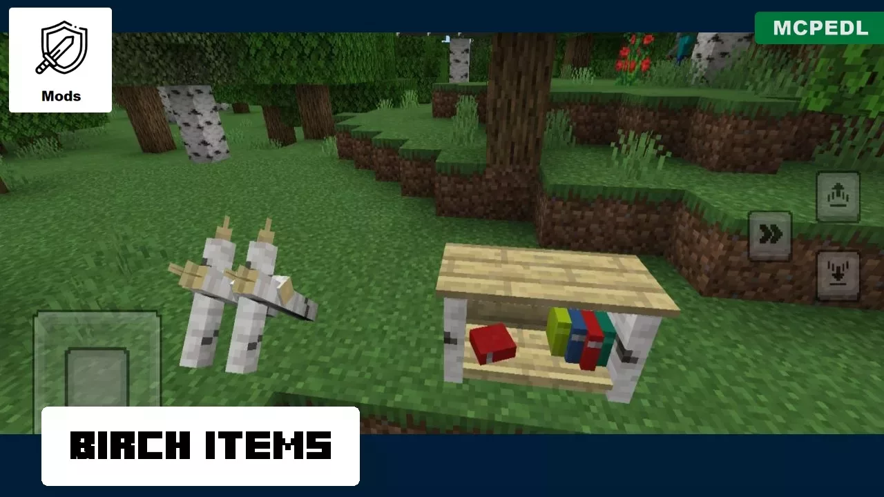 Birch from Wooden Furniture Mod for Minecraft PE