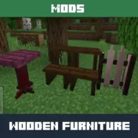 Wooden Furniture Mod for Minecraft PE