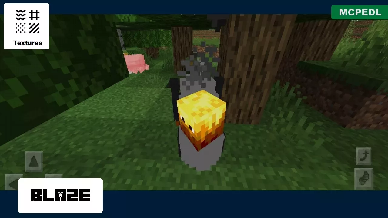 Blaze from Skibidi Toilet Texture Pack for Minecraft PE
