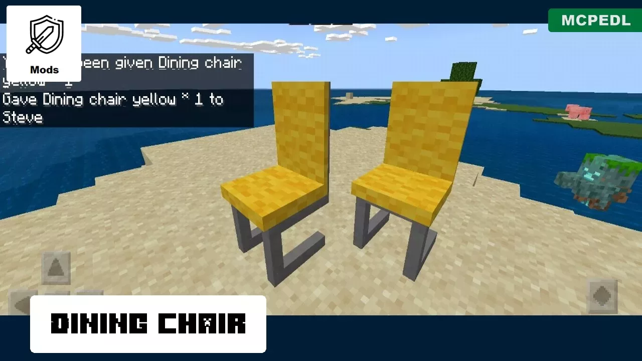 Chairs from 3D Furniture Mod for Minecraft PE