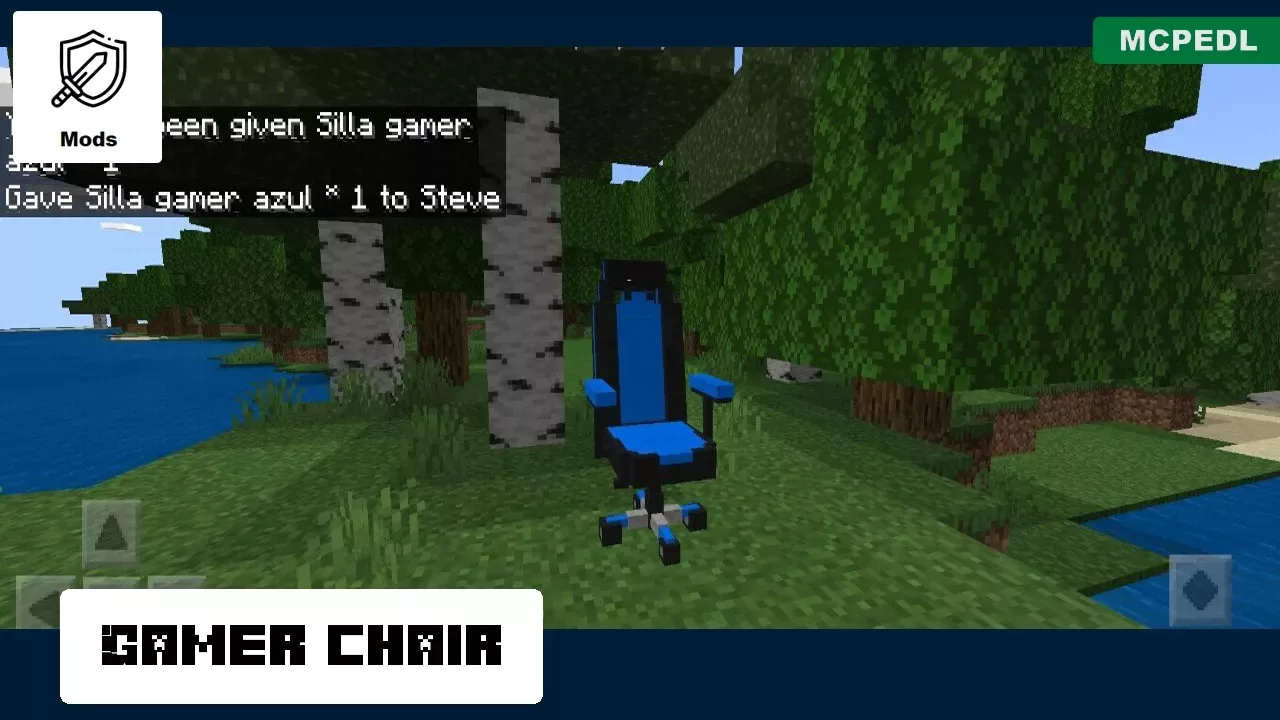 Gamer Chair from 3D Furniture Mod for Minecraft PE