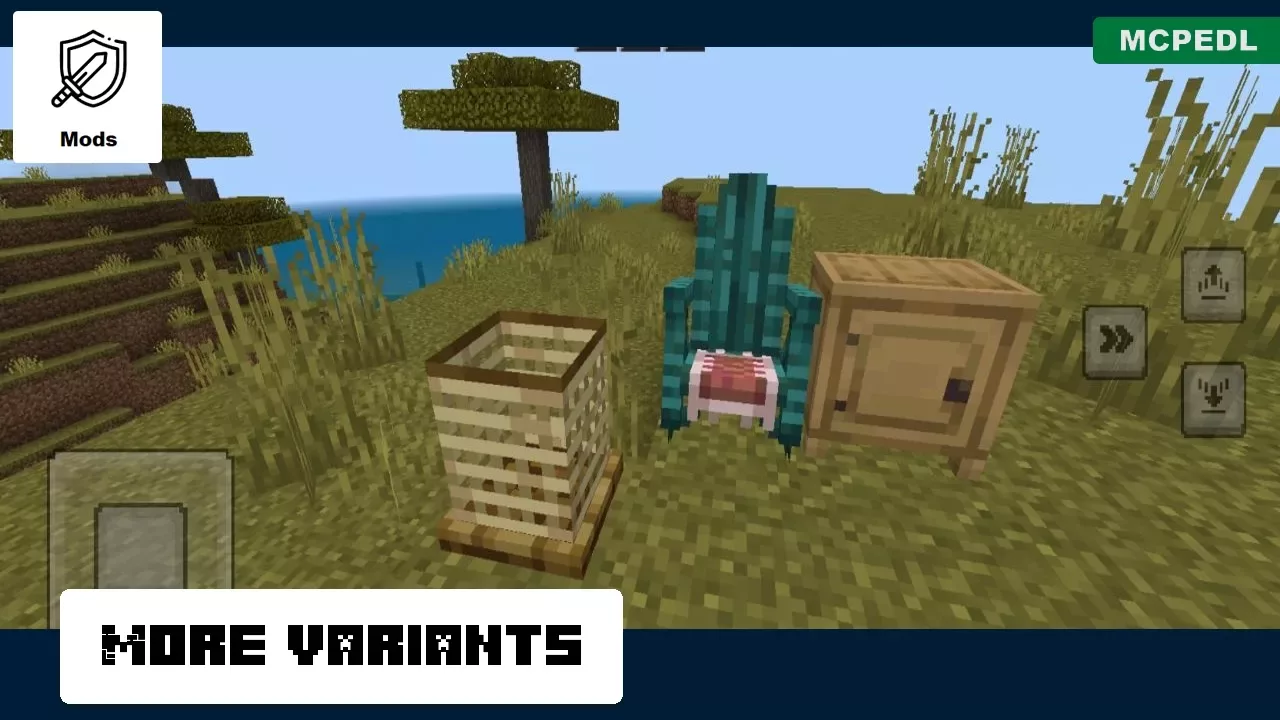 More Variants from Old Furniture Mod for Minecraft PE