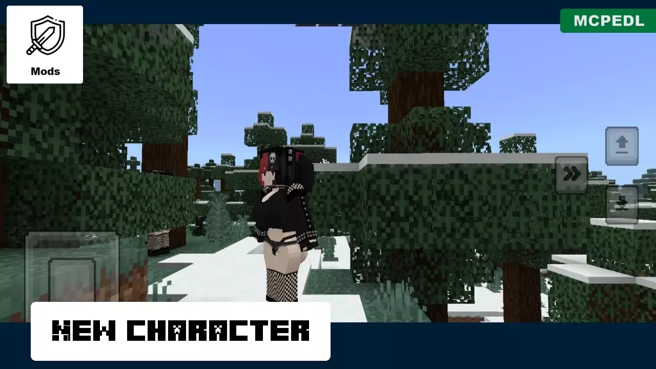New Character from Ellie Mod for Minecraft PE