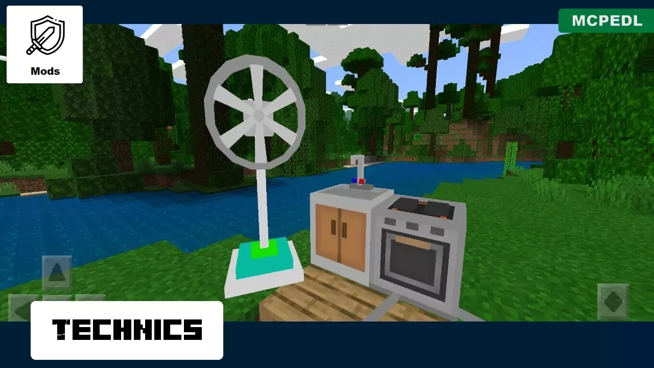 Technics from Kitchen Furniture Mod for Minecraft PE