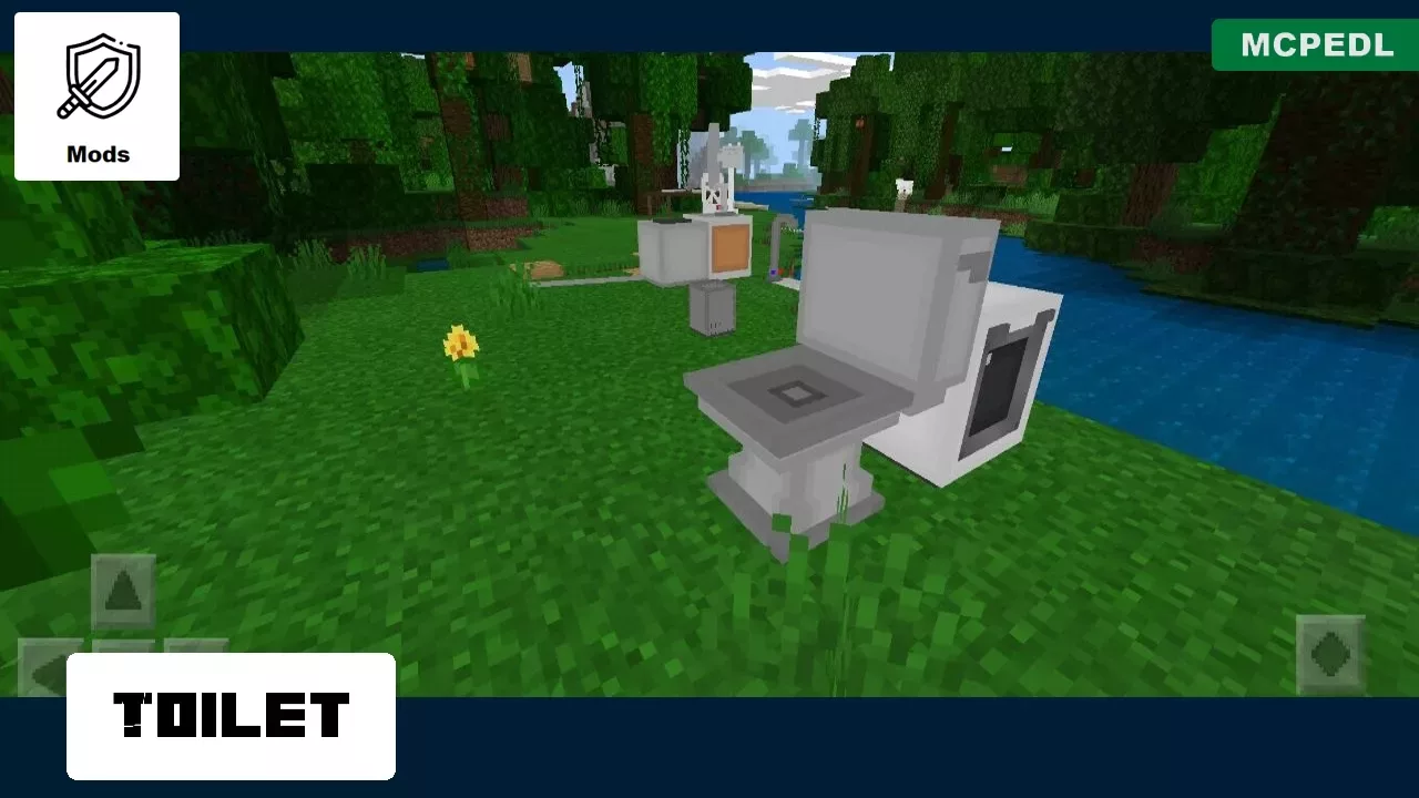 Toilet from Kitchen Furniture Mod for Minecraft PE