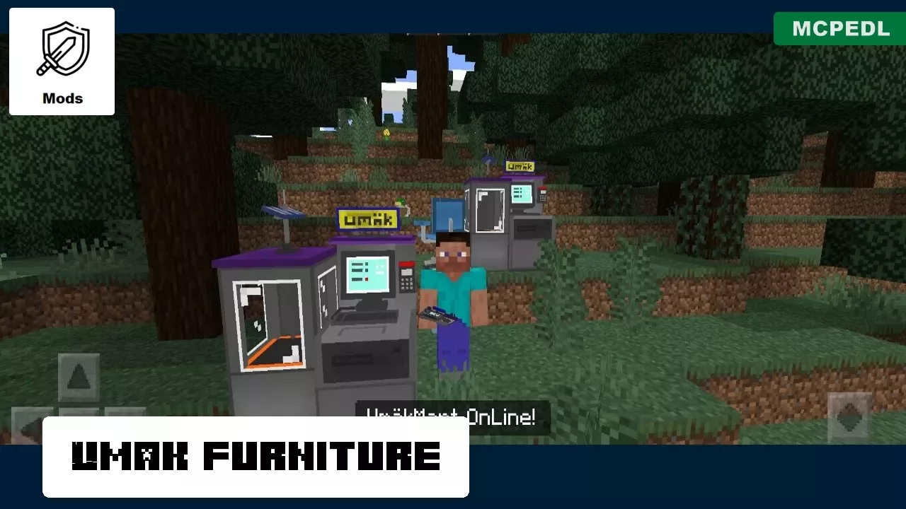 Umak Furniture from Old Furniture Mod for Minecraft PE