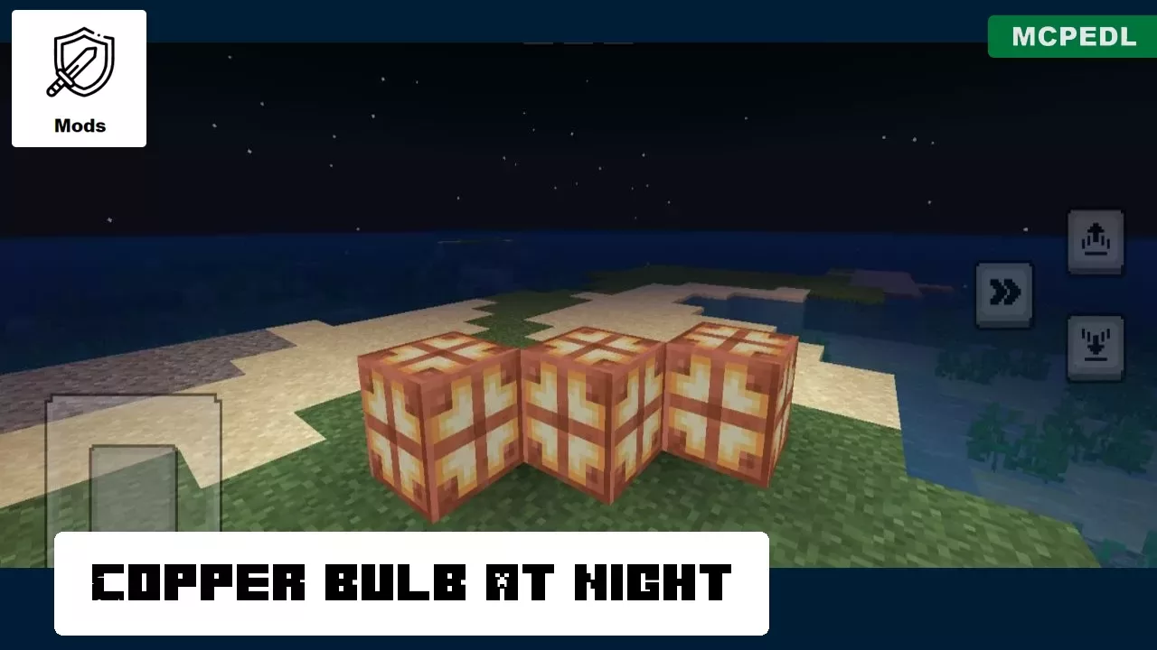 At Night from Concept 1.21 Update Mod for Minecraft PE