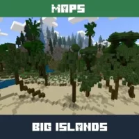 Big Islands Map for Minecraft PE