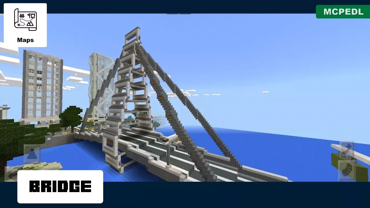 Bridge from City Island Map for Minecraft PE