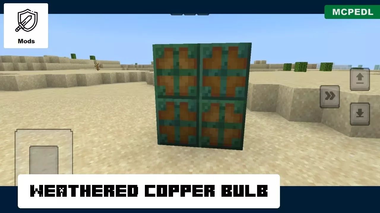 Copper Bulb from Concept Trial Spawner Mod for Minecraft PE