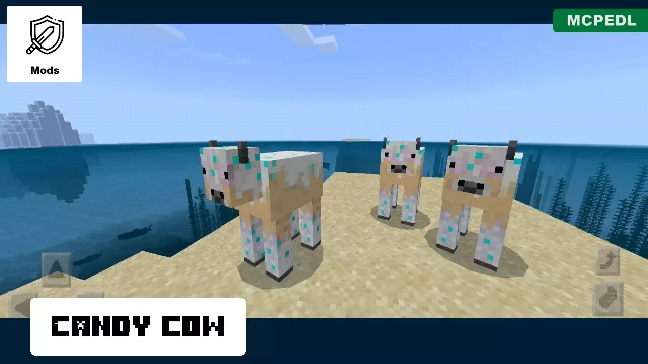 Cow from Candy Mod for Minecraft PE