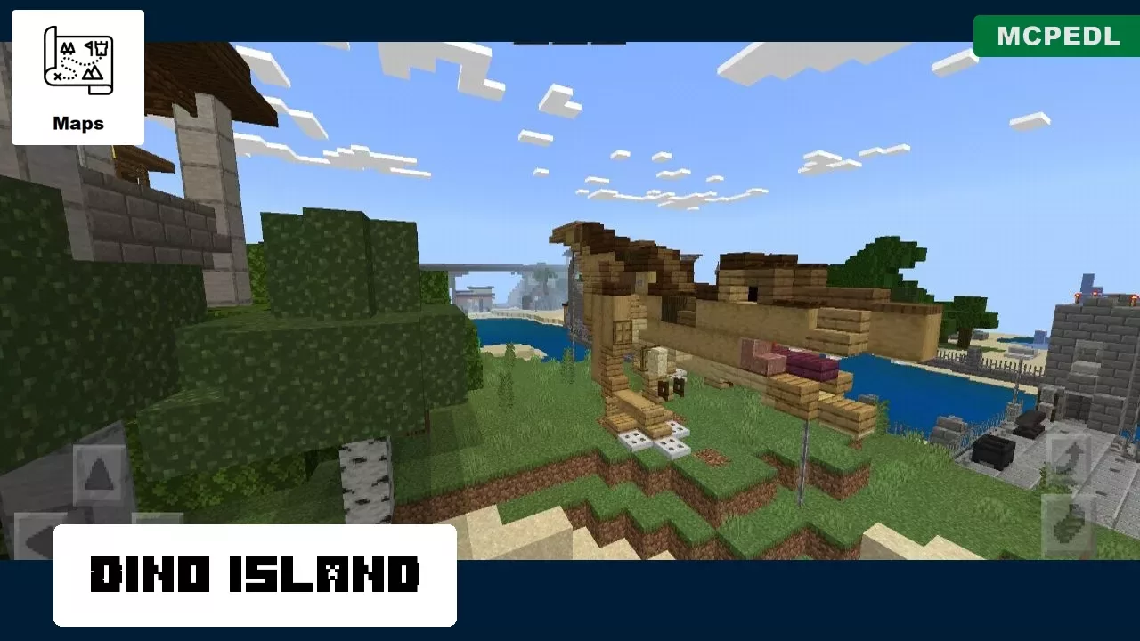 Dino from Big Islands Map for Minecraft PE